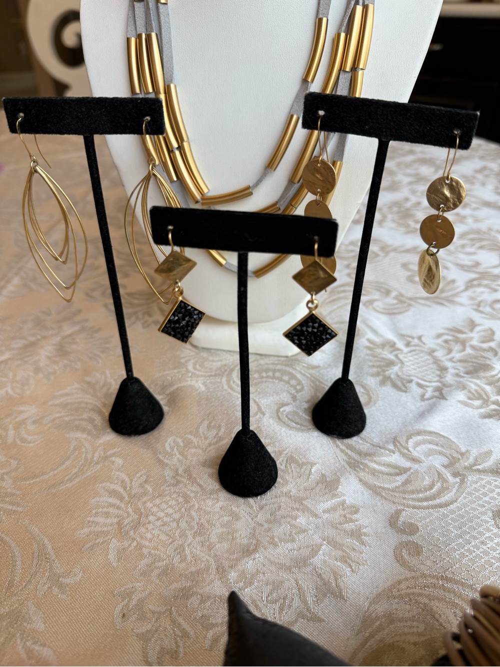 NWOT 18K Gold Plated Mediterranean Earrings